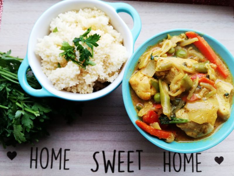 Curry z kurczakiem i warzywami