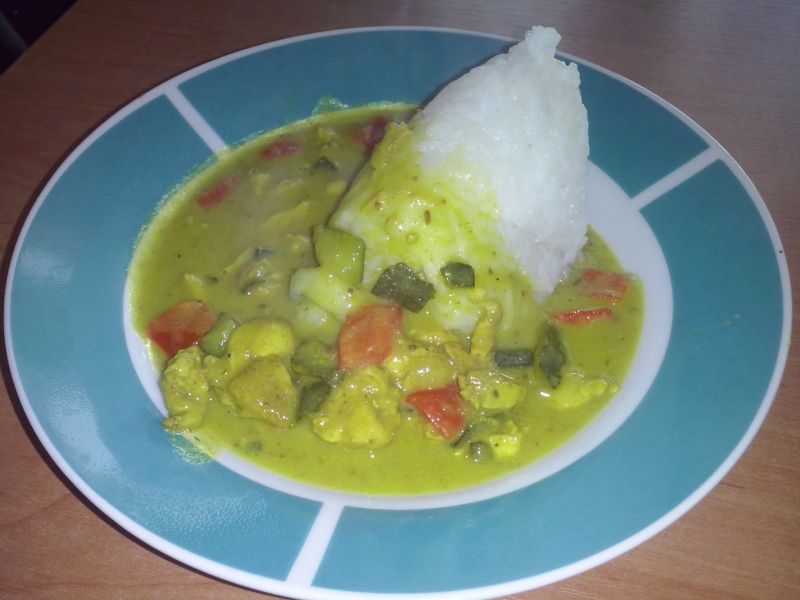 Curry z mleczkiem kokosowym Curry z mleczkiem kokosowym