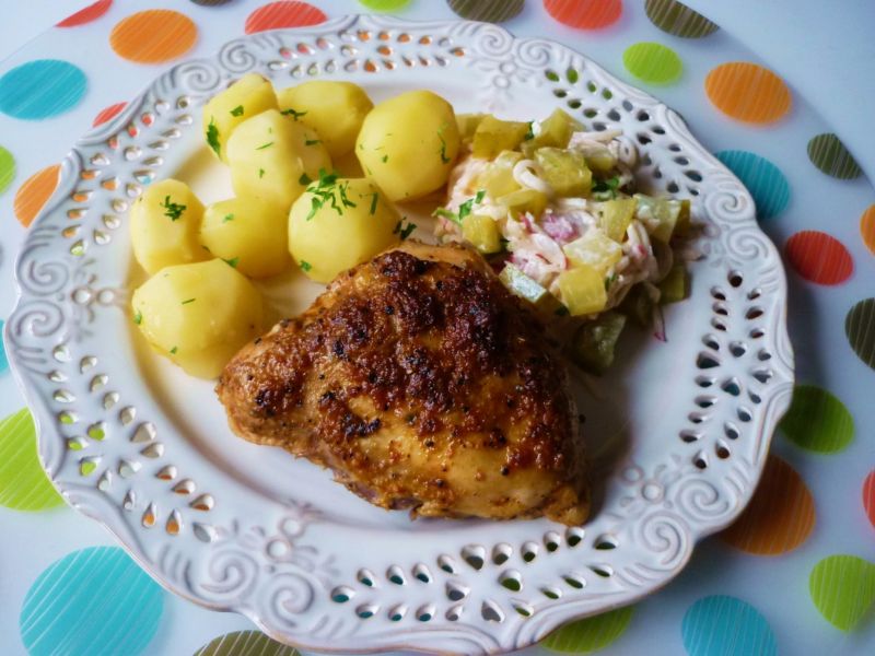 Ćwiartka z kurczaka marynowane w cydrze