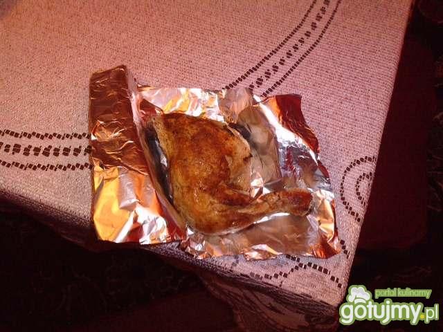 Ćwiartki kurczaka marynowane- pieczone 