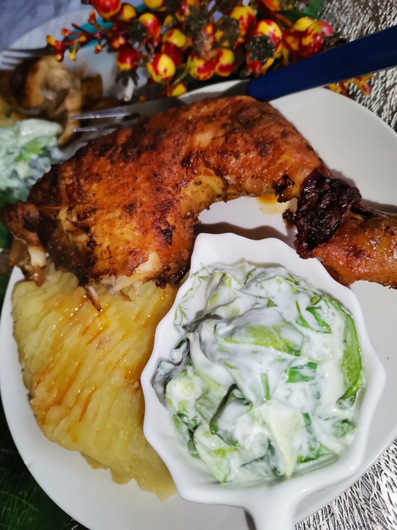 Ćwiartki kurczaka w przyprawach Ćwiartki kurczaka w przyprawach