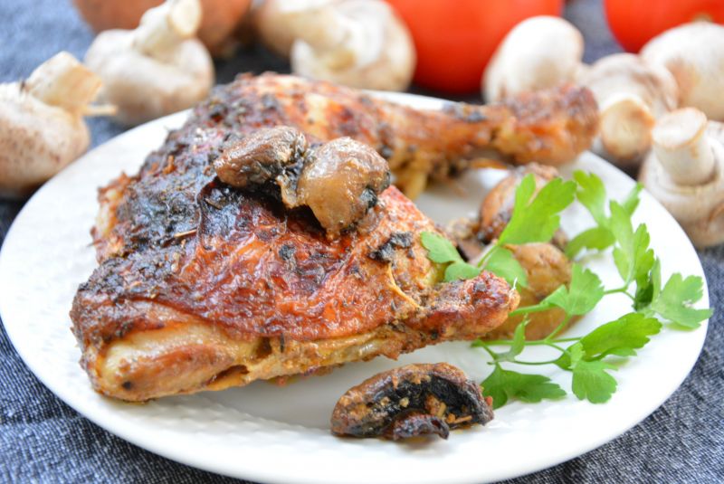 Ćwiartki z kurczaka w mleczku zagęszczonym