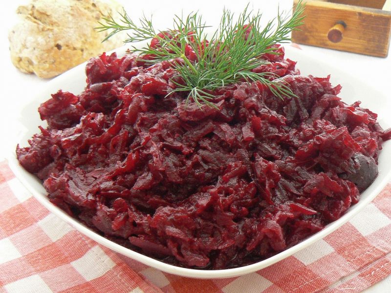 Ćwikła z pieczonych buraków 