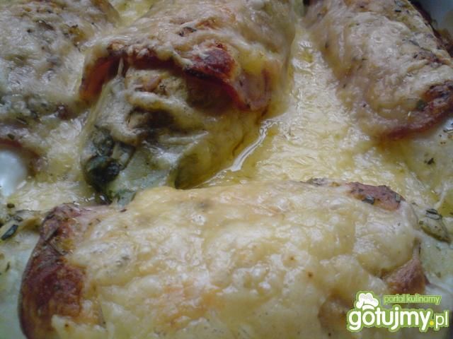 Cykoria pieczona w beszamelu