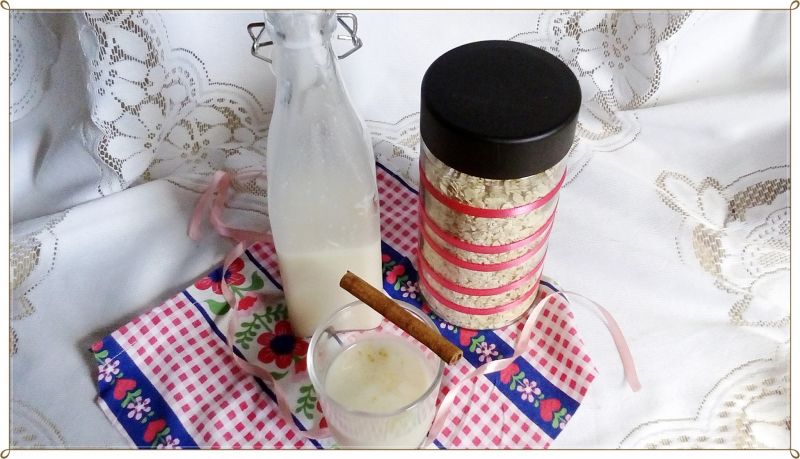 Cynamonowe mleko owsiane