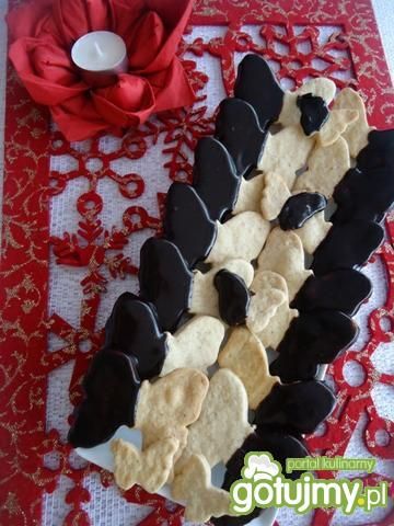 Cynamonowe motylki w czekoladzie