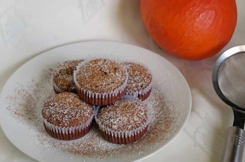 Cynamonowe muffinki z dynią