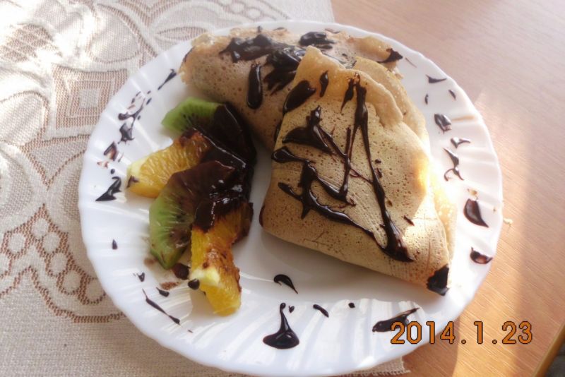 Cytrusowo kakaowe naleśniki