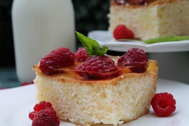 Cytrynka -proste ciasto z galaretką