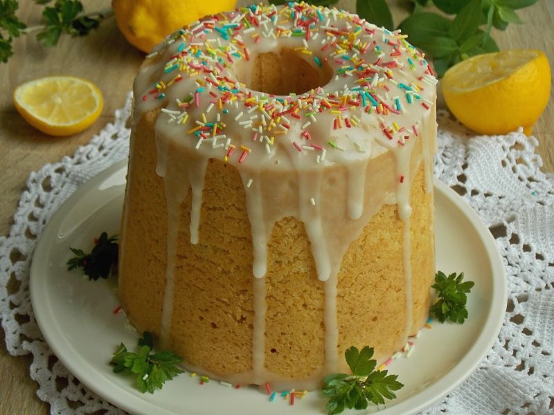 Cytrynowa babka gotowana