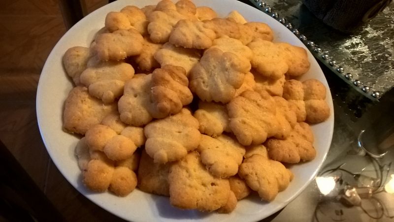 Cytrynowe ciasteczka z maszynki