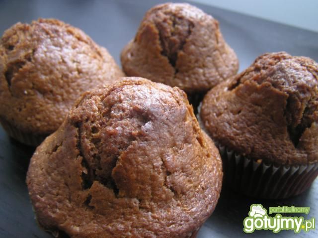 Cytrynowe muffinki z dodatkiem nutelli Cytrynowe muffinki z dodatkiem nutelli