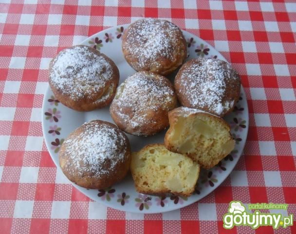 Cytrynowe muffiny z ananasami