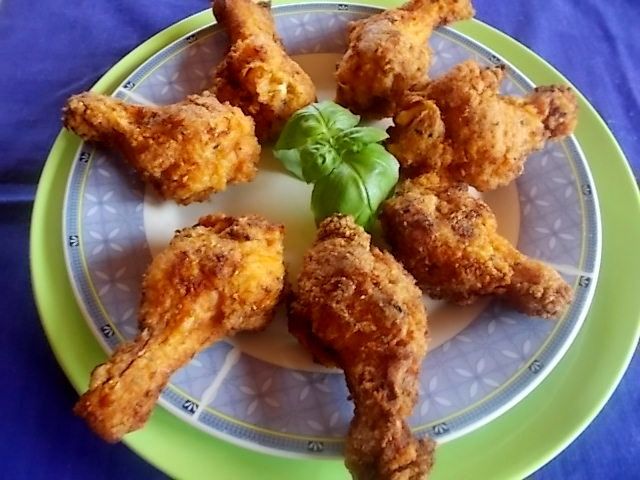 Cytrynowe skrzydełka w chrupiącej panierce