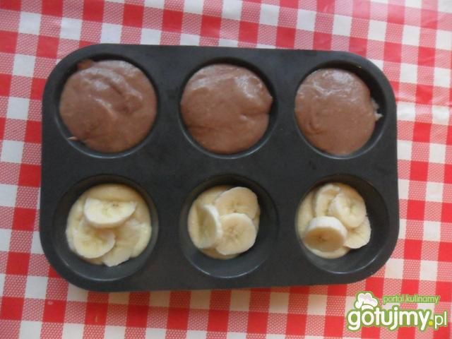 Cytrynowo czekoladowe muffiny z bananami