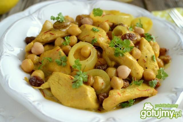 Cytrynowy kurczak z cieciorka