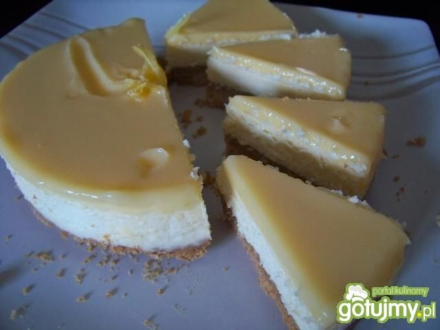 cytrynowy serniczek bez pieczenia