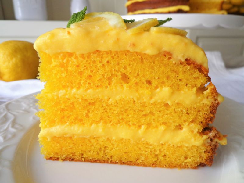 Cytrynowy tort limoncello  Cytrynowy tort limoncello