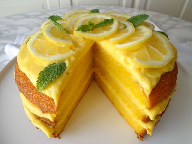 Cytrynowy tort limoncello  Cytrynowy tort limoncello
