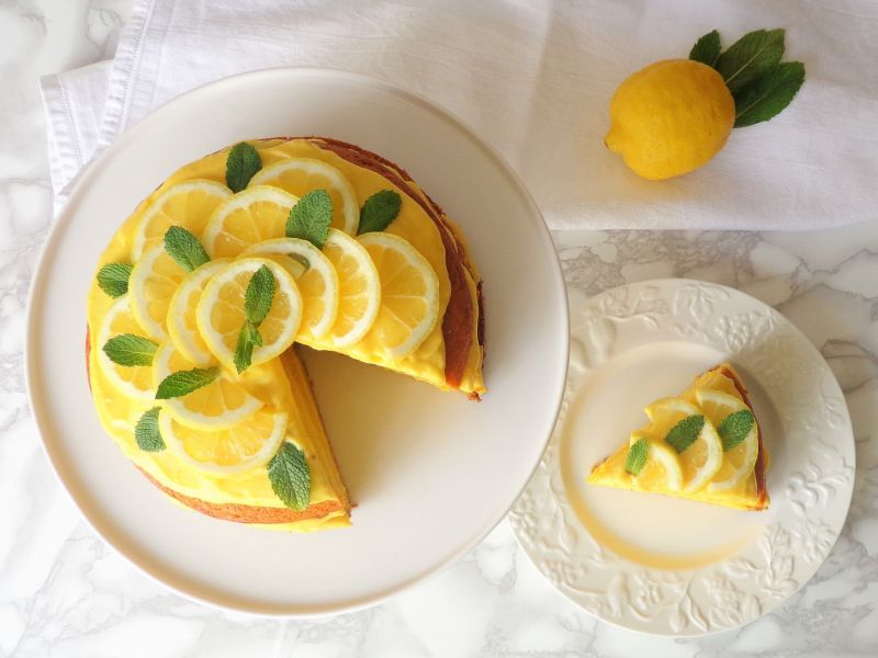 Cytrynowy tort limoncello  Cytrynowy tort limoncello