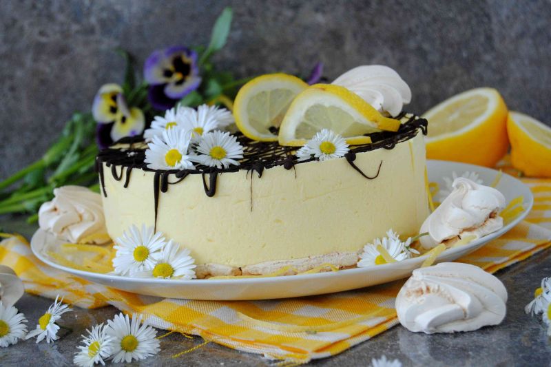 Cytrynowy tort lodowy Cytrynowy tort lodowy