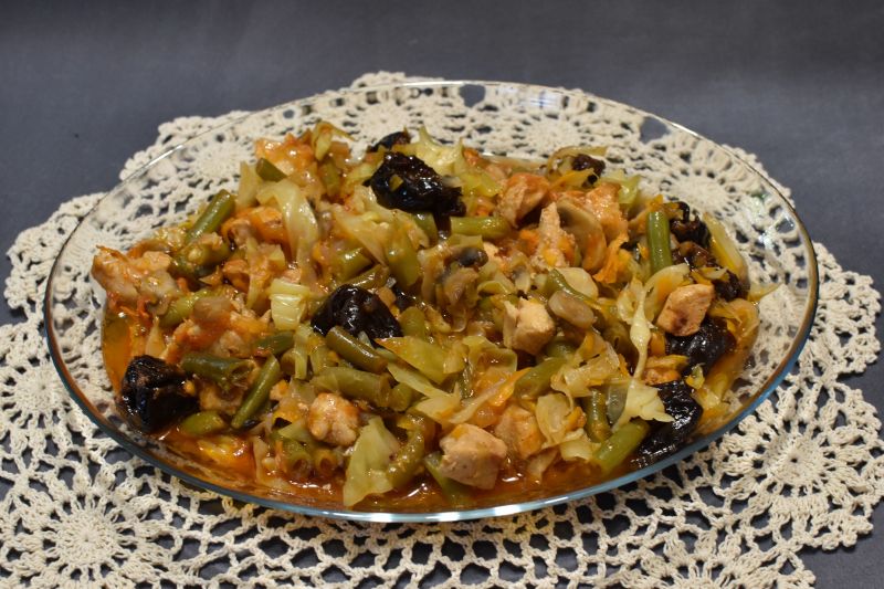 Czapsuja z młodą kapustką Czapsuja z młodą kapustką