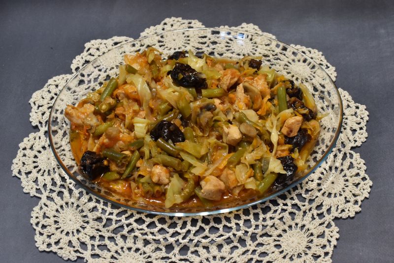 Czapsuja z młodą kapustką Czapsuja z młodą kapustką