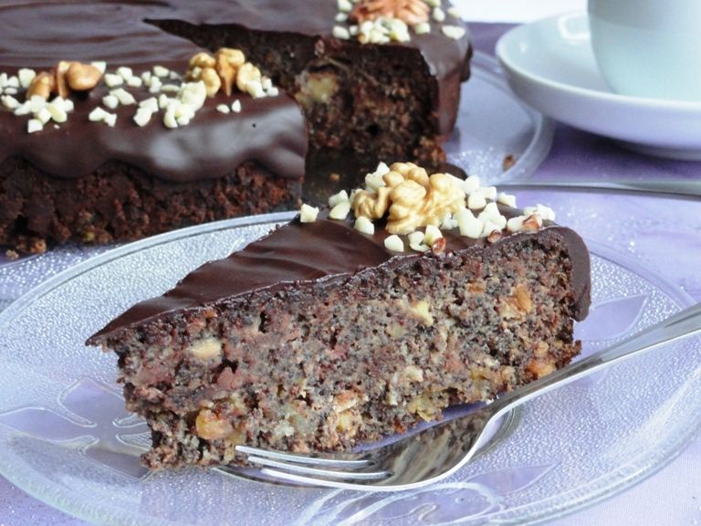 Czeko-mak z orzechami