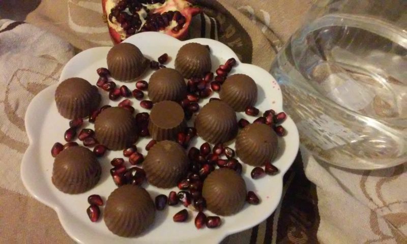 Czekoladki z kremem orzechowym Czekoladki z kremem orzechowym