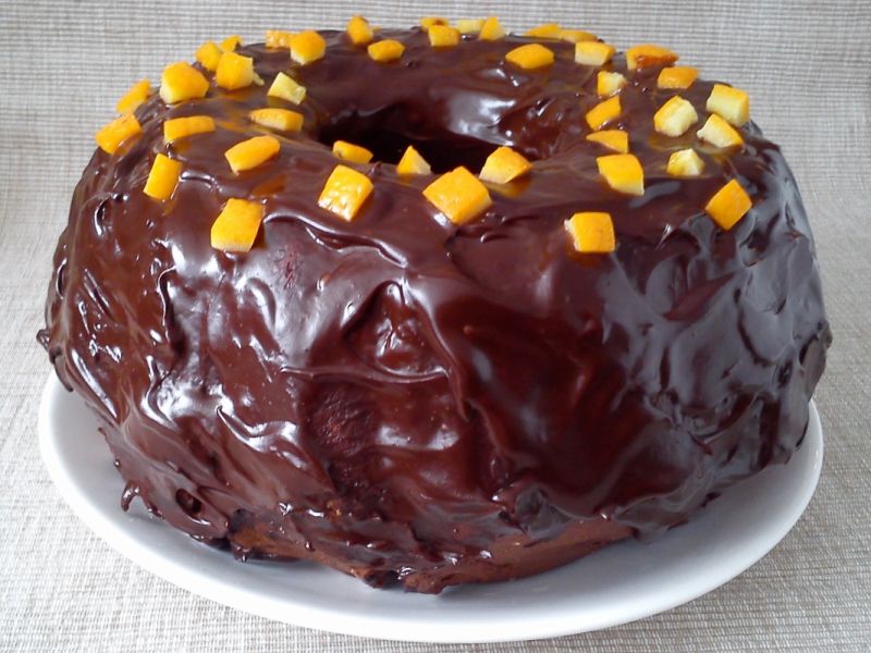 Czekoladowa babka z nutą pomarańczy