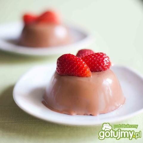 Czekoladowa panna cotta Czekoladowa panna cotta