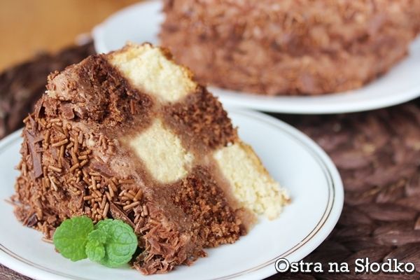 Czekoladowa szachownica Czekoladowa szachownica