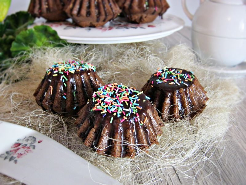 Czekoladowe babeczki majonezowe