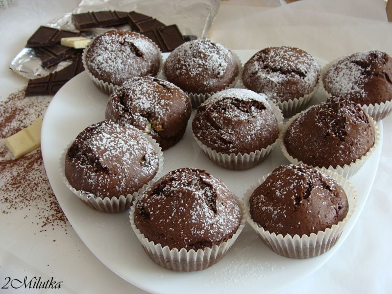 Czekoladowe babeczki z nutką chili