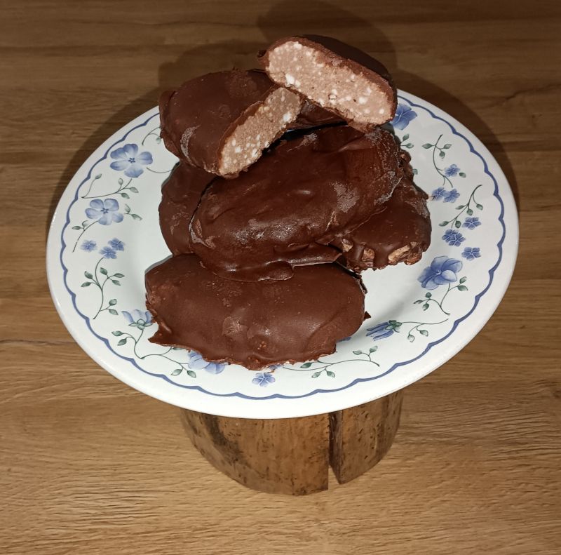 Czekoladowe batoniki twarogowe