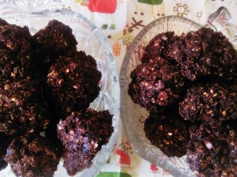 Czekoladowe ciasteczka owsiane 