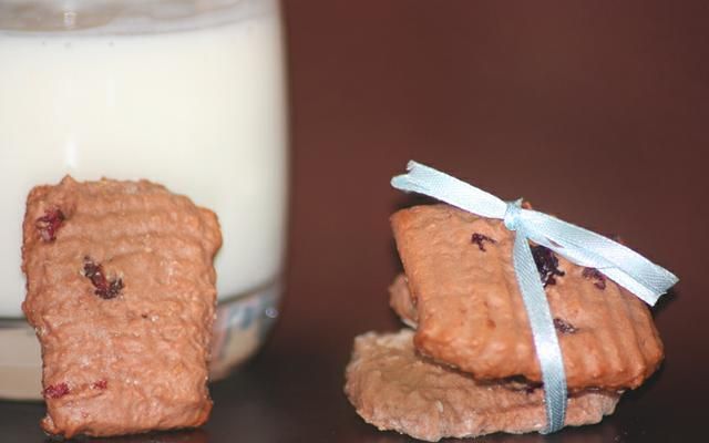 Czekoladowe ciasteczka z żurawiną Czekoladowe ciasteczka z żurawiną