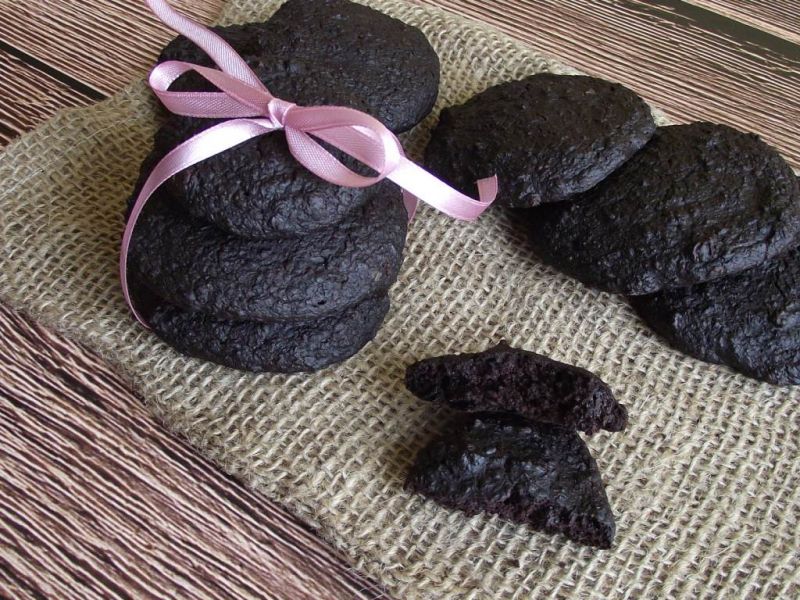 Czekoladowe ciastka z soczewicy