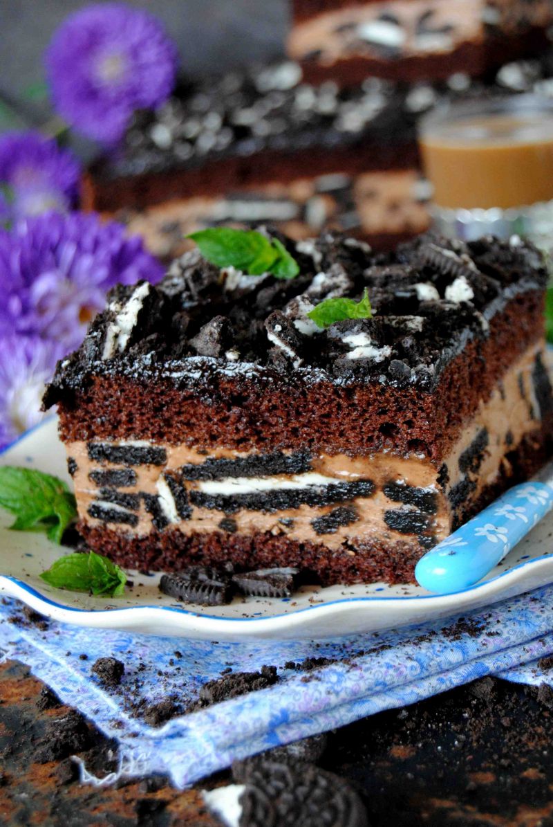 Czekoladowe ciasto oreo Czekoladowe ciasto oreo