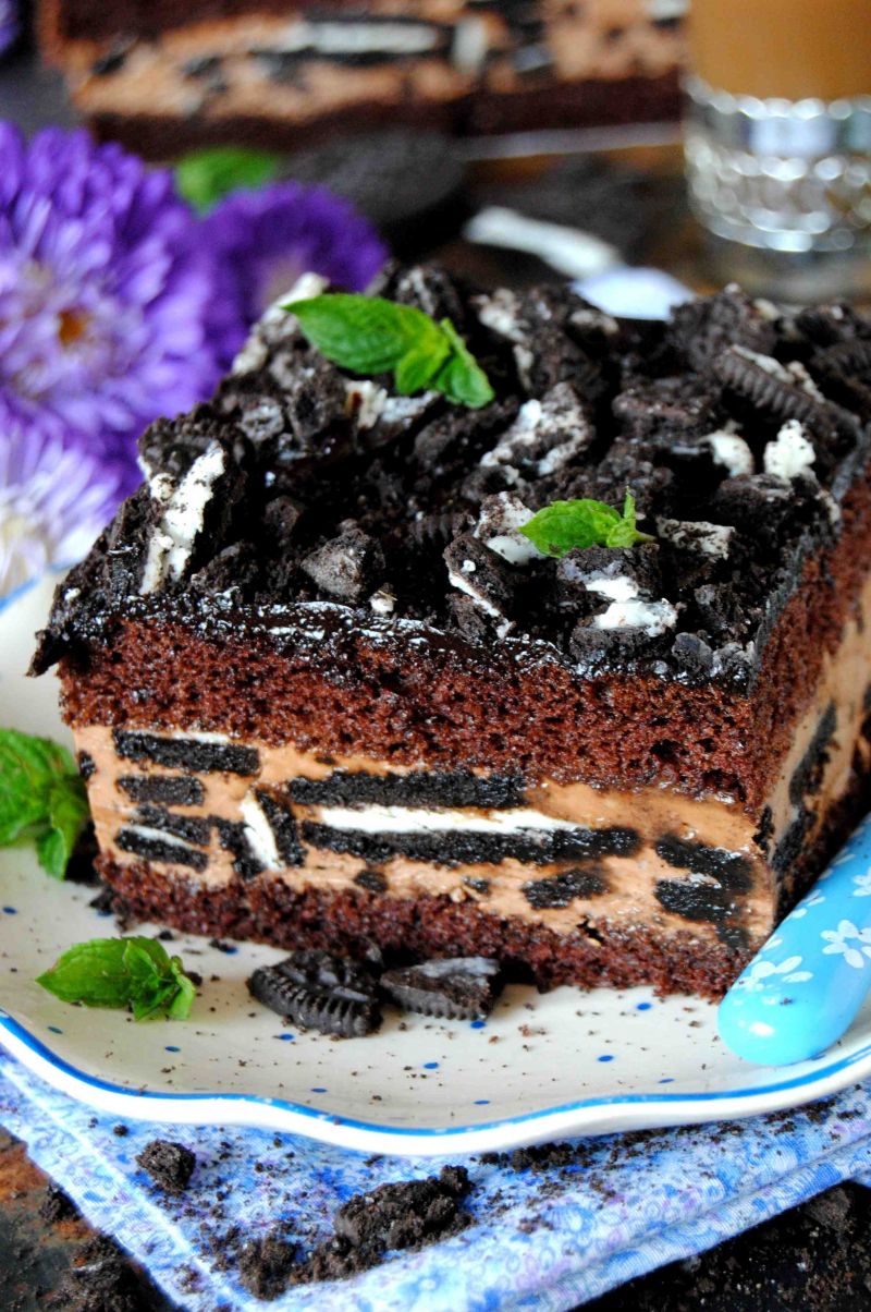 Czekoladowe ciasto oreo Czekoladowe ciasto oreo