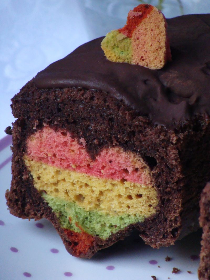 Czekoladowe ciasto z sercem