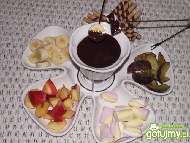 Czekoladowe fondue z nutą wanilii 