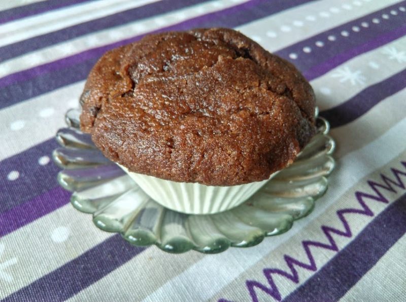 Czekoladowe muffinki z bananem Czekoladowe muffinki z bananem