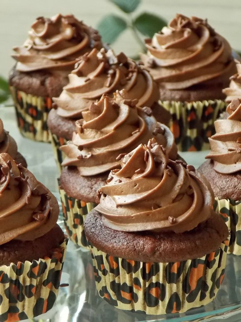 Czekoladowe muffinki z buraczkami