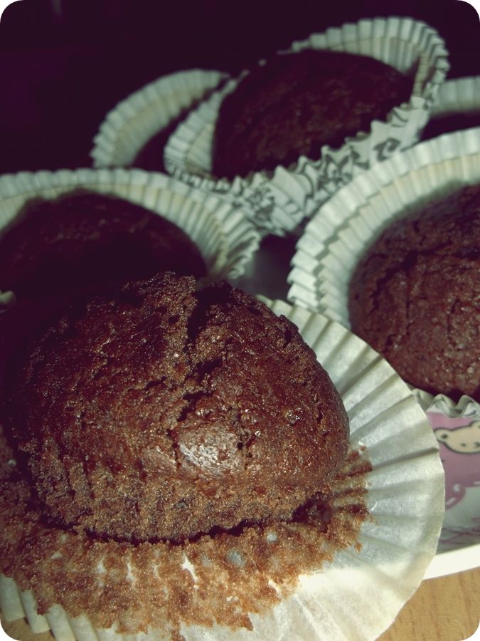 Czekoladowe muffiny (bez jajek)