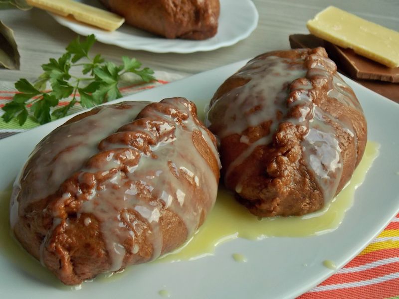 Czekoladowe pampuchy z ricottą