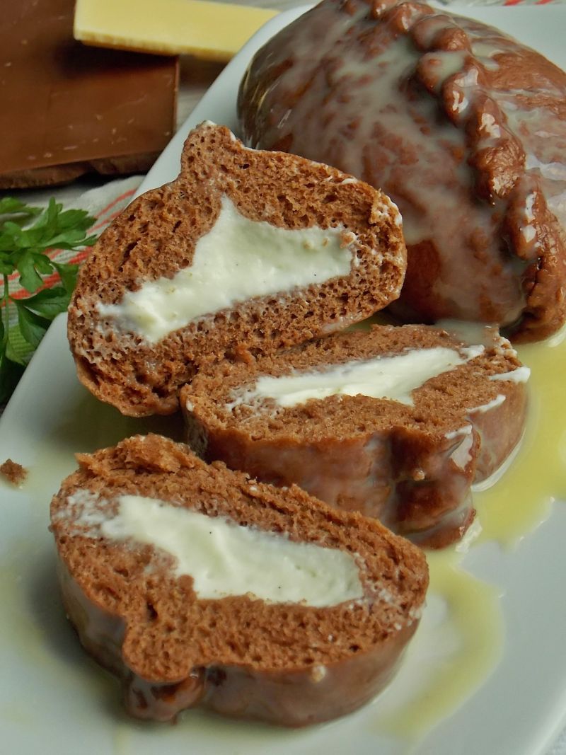 Czekoladowe pampuchy z ricottą