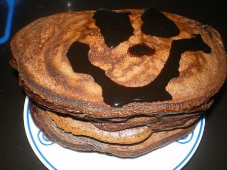 Czekoladowe pancakes