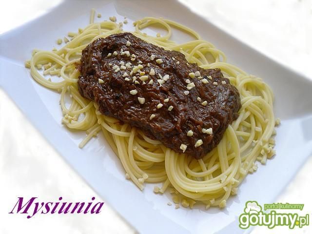 Czekoladowe spaghetti z cukinią