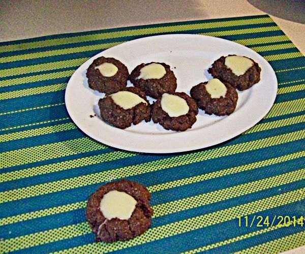 Czekoladowo - miętowe oczka